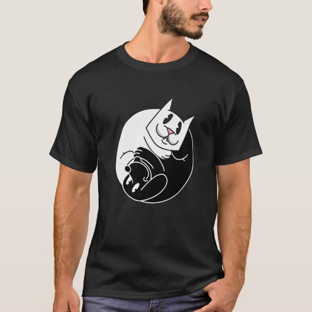 Cat Ying Dog Yang T-Shirt (Front)