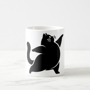 Cat Yoga #19 Digital Art Coffee Mug