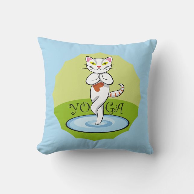 Cat Yoga Cushion (Front)