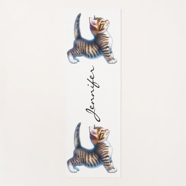 Cat Yoga Mat (Front)