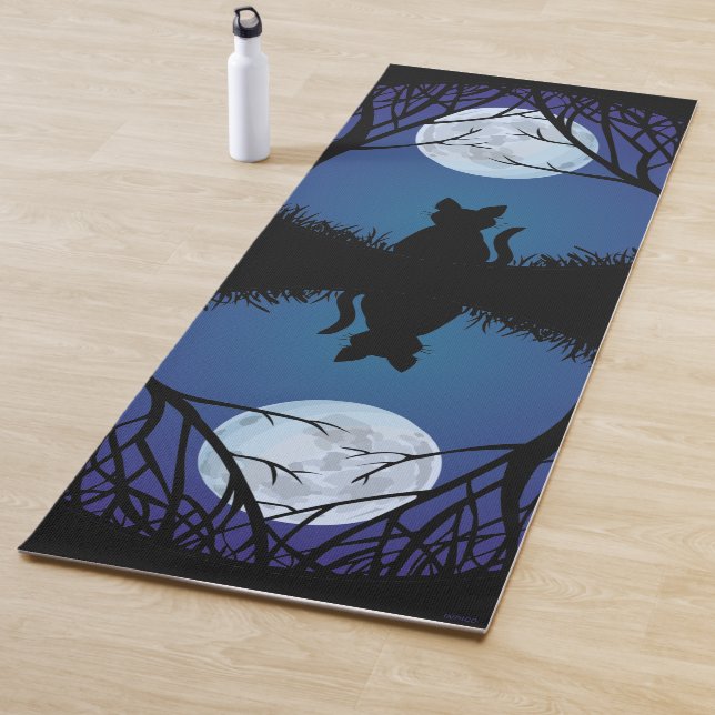 Cat Yoga Mat Personalised Fat Cat Lover Gifts (In Situ)