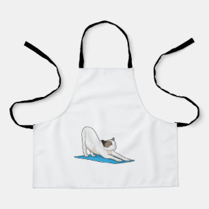 Cat Yoga Meditation Fitness Apron
