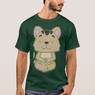 Cat Yoga Meditation T-Shirt