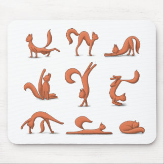 Cat Yoga Mouse Mat