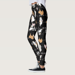 Cat Yoga Pants, Leggings