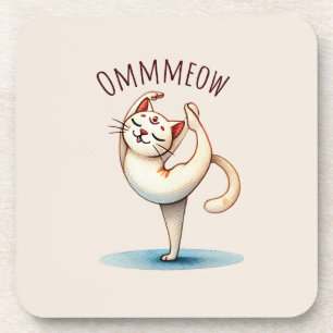 Cat Yoga Pose - Meow Coaster