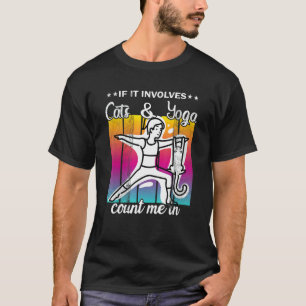 Cat Yoga Pose Yoga Time T-Shirt