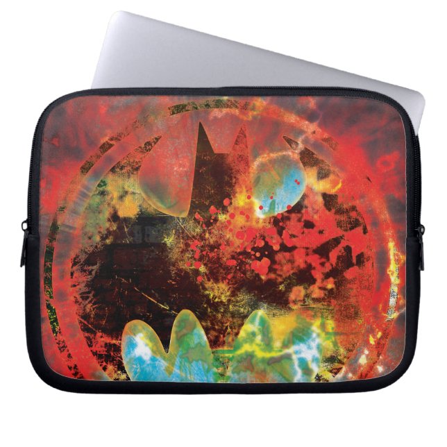 Cataclysmic Bat Logo Laptop Sleeve (Front)