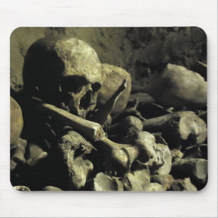 catacomb bones mouse mat