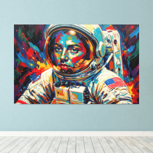 Catacombs of the Moon-3 Canvas Print