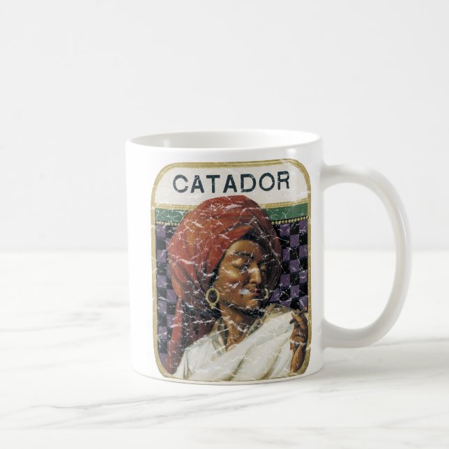 Catador - distressed coffee mug (Right)