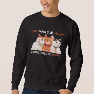 Cataholic Lifestyle Pet Owner Animal and Cat Outfi Sweatshirt