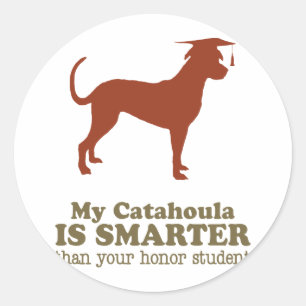 Catahoula Leopard Dog Classic Round Sticker