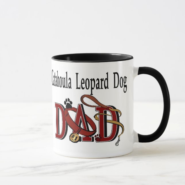 Catahoula Leopard Dog DAD Gifts Mug (Right)