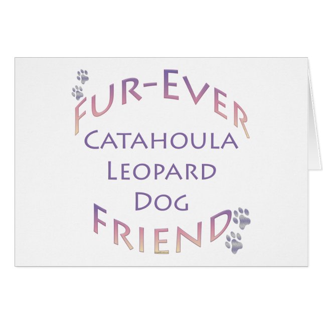 Catahoula Leopard Dog Furever (Front Horizontal)