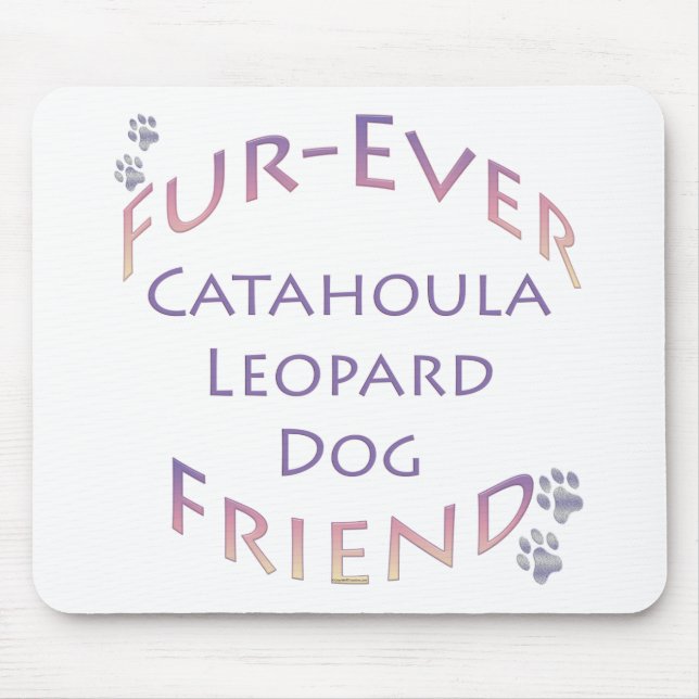 Catahoula Leopard Dog Furever Mouse Mat (Front)