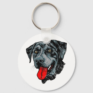 Catahoula Leopard Dog Key Ring