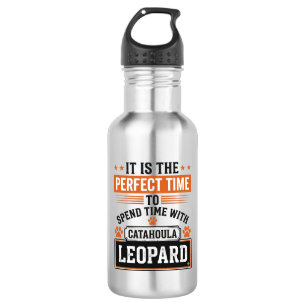 Catahoula Leopard Dog Vintage Time Shirt Design_1 532 Ml Water Bottle