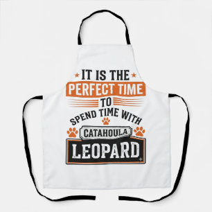 Catahoula Leopard Dog Vintage Time Shirt Design_1 Apron