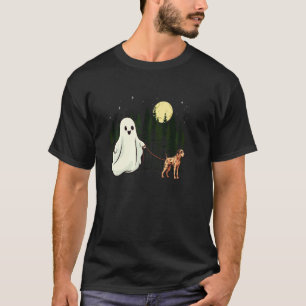 Catahoula Leopard Walking Ghost Halloween Funny Ki T-Shirt