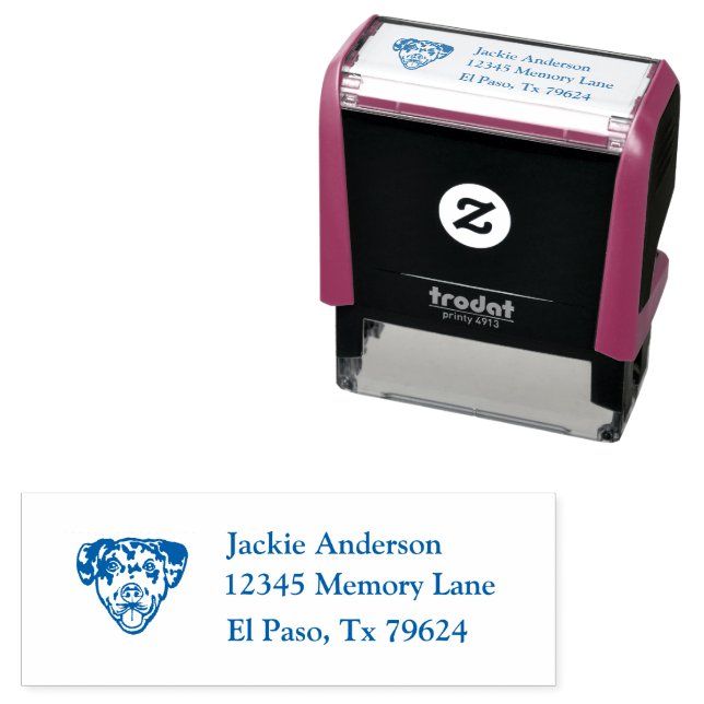 CATAHOULA | Name and Return Address Self-inking Stamp (In Situ)