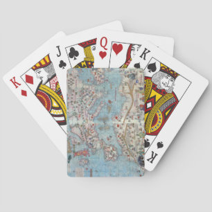 Catalan Atlas: Detail of North Africa and Europe, Playing Cards