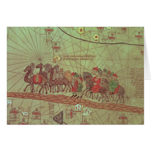 Catalan Atlas, detail showing (Front Horizontal)