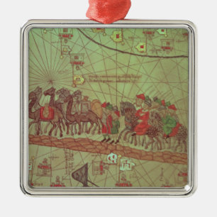 Catalan Atlas, detail showing Metal Tree Decoration