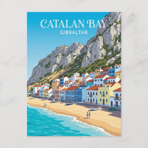 Catalan Bay Village Gibraltar Postcard