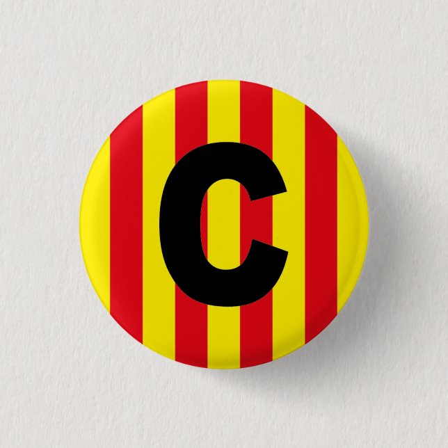 Catalan Catalogne Català Spain Pin Short prop (Front)