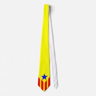 Catalan Estelada flag Tie