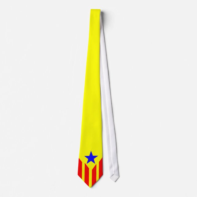 Catalan Estelada flag Tie (Front)