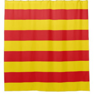 Catalan Flag (Catalonia) Shower Curtain