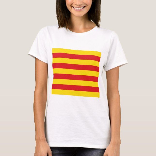 Catalan Flag (Catalonia) T-Shirt (Front)