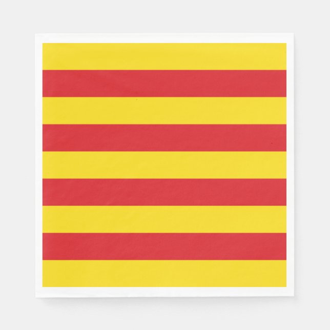 Catalan Flag Napkin (Front)
