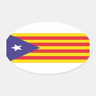 Catalan flag sticker "Serenya"