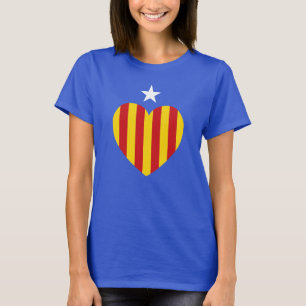 Catalan Heart Flag T-Shirt