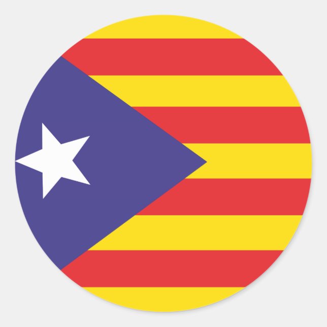 Catalan Independence Flag sticker (Front)