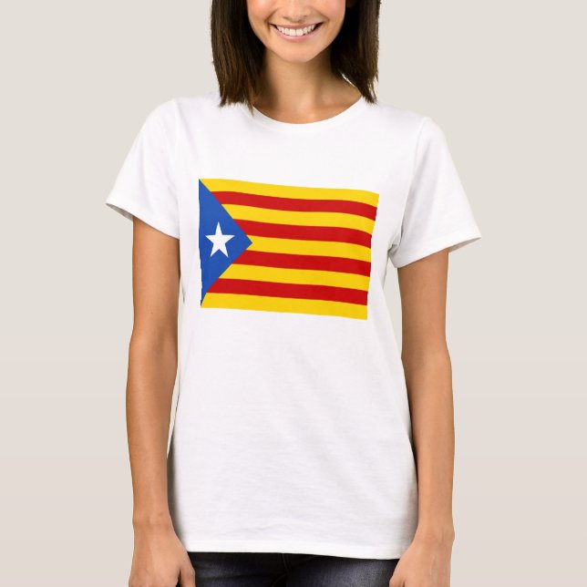 Catalan Independence "L'Estelada Blava" T-Shirt (Front)