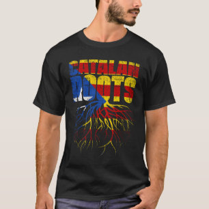 Catalan Roots Catalonia Heritage Flag T-Shirt