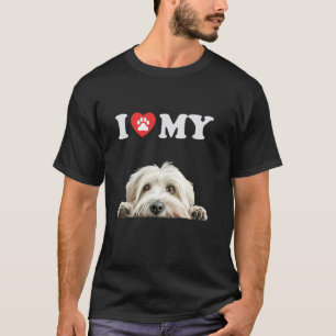 Catalan Sheepdog I Heart My Dog Funny Dog Lover T-Shirt