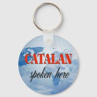 Catalan spoken here cloudy earth