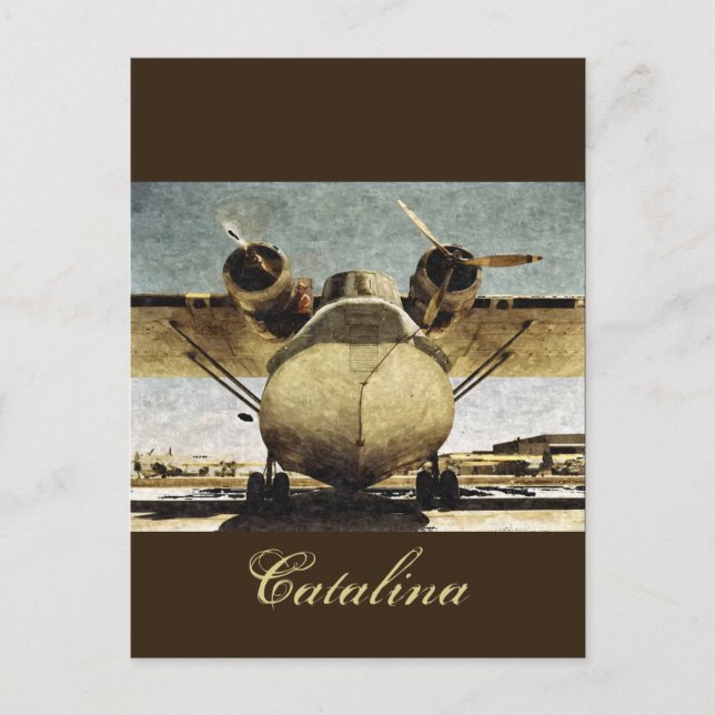 Catalina 1942 postcard (Front)