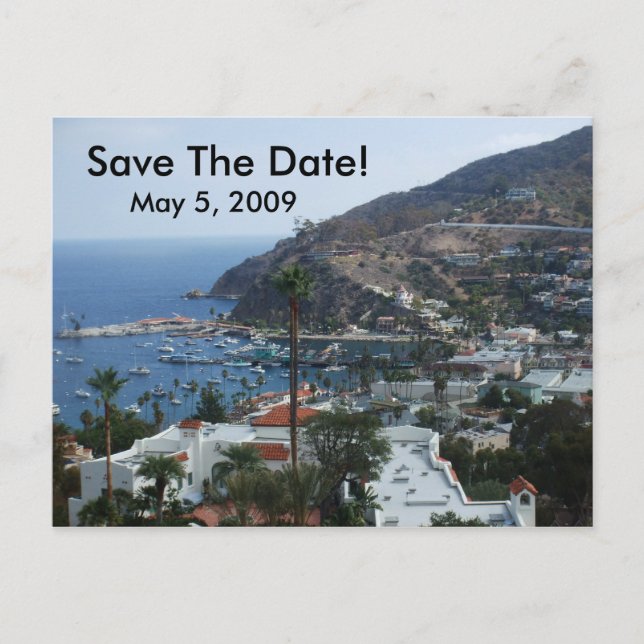 Catalina Island Announcement Postcard (Front)