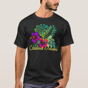 Catalina Island Beach Tropic Travel Surf Tee