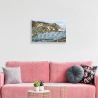 Catalina Island, CA Watercolor Painting on Canvas