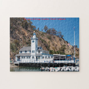 Catalina Island  California.Christmas Greetings Jigsaw Puzzle