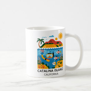 Catalina Island California Hiking Coffee Mug