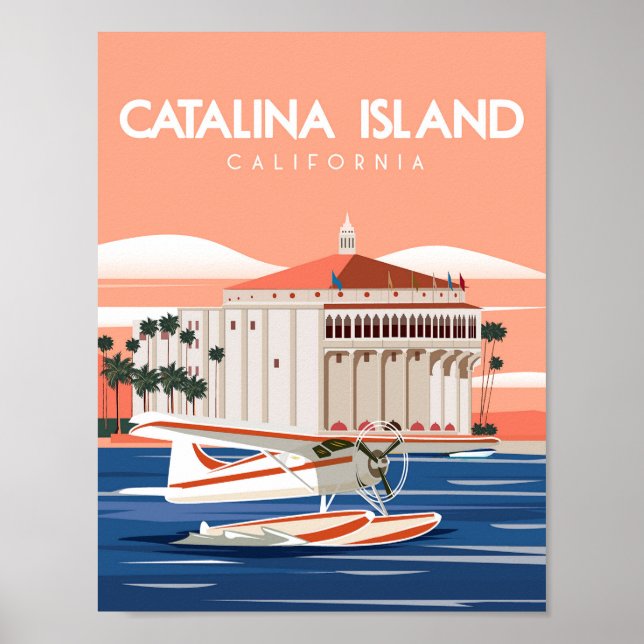 Catalina island california poster (Front)
