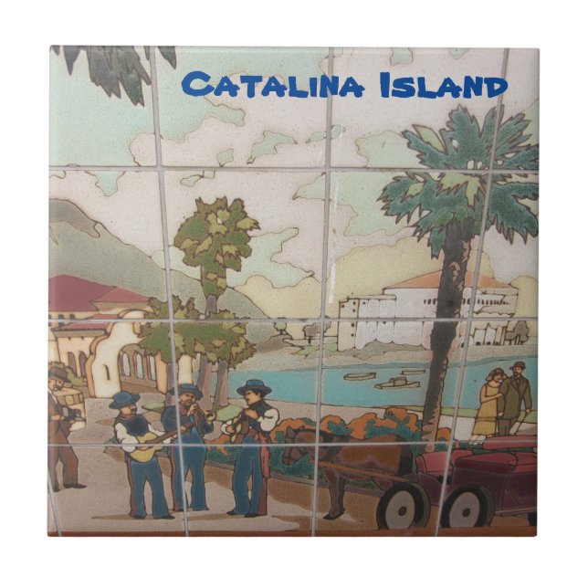 CATALINA ISLAND CERAMIC TILE (Front)